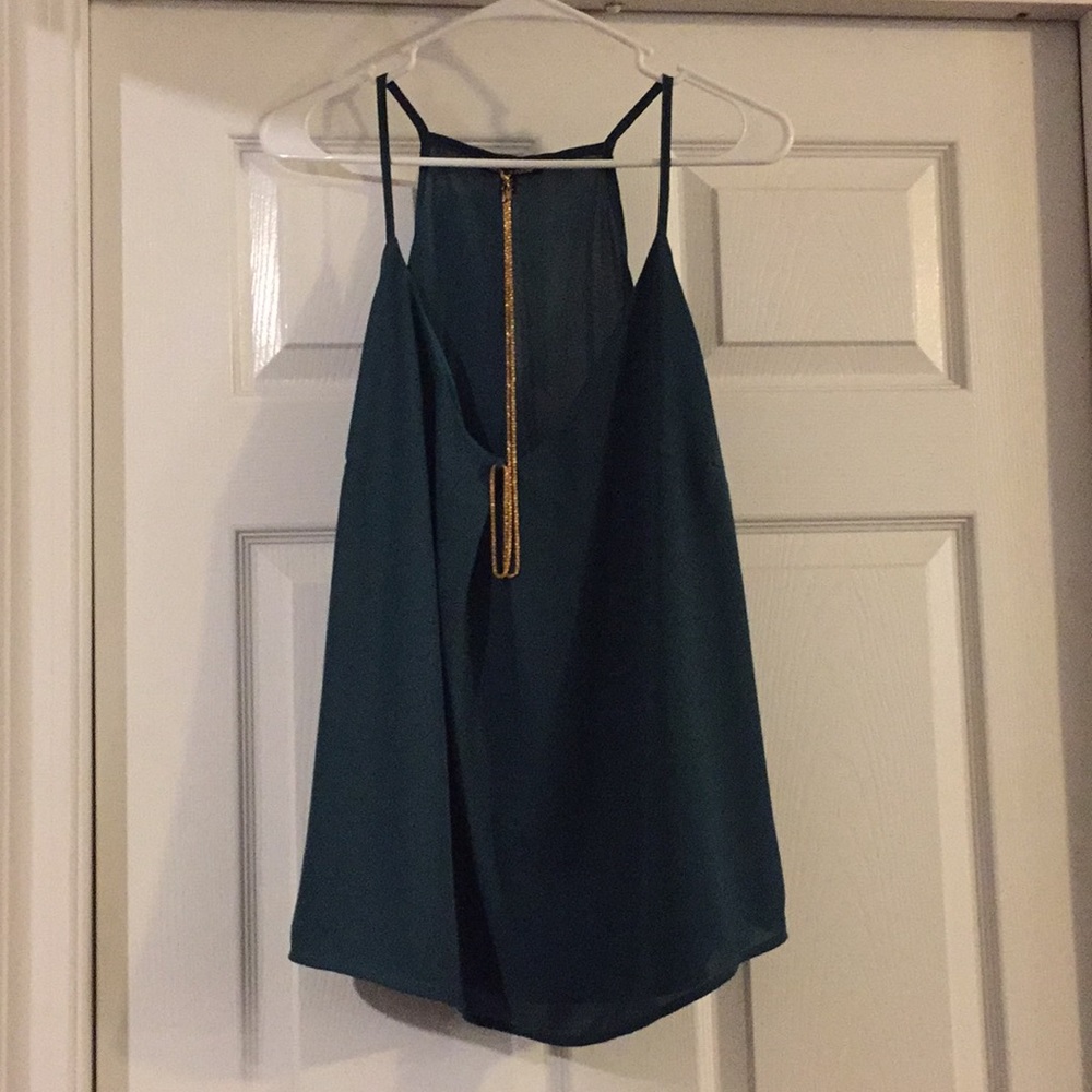Green tank top